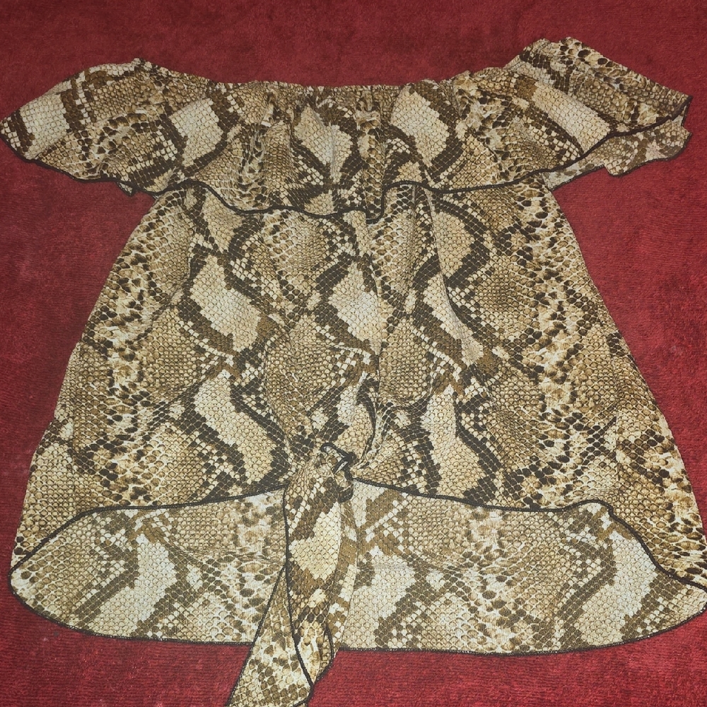 Reptile Patterned Pet Dress